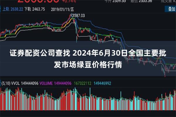 证券配资公司查找 2024年6月30日全国主要批发市场绿豆价格行情